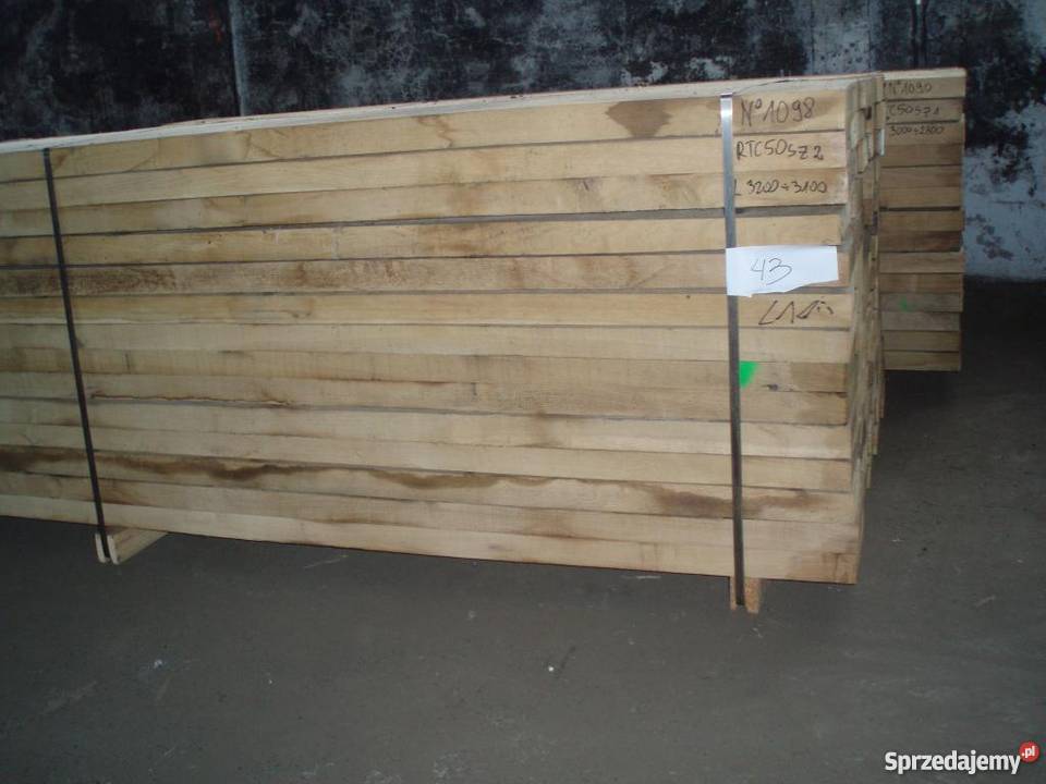 Tarcica dębowa sucha obrzynana i fryza dębowa lubuskie