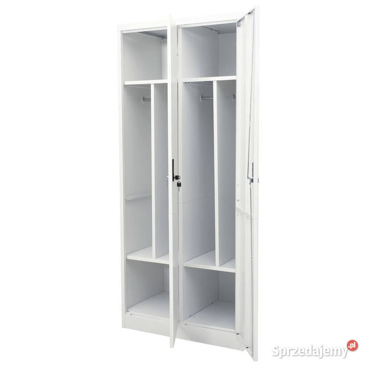 Szafa jasnoszara 80x50x180 stalowa WM335967 Warszawa