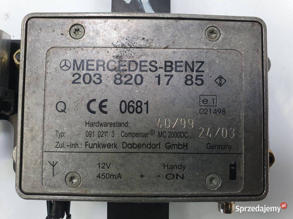 MODUŁ MERCEDES W 220 LIFT A2038201097 kujawsko-pomorskie Lipno