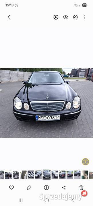 Mercedes E220 CDI elektrochrom. lusterka boczne