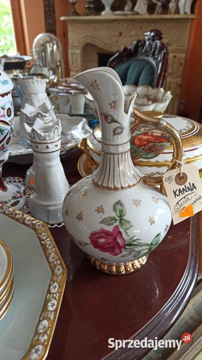 Amfora Porcelanowy wazon Z różą Syg V 253 Gdańsk