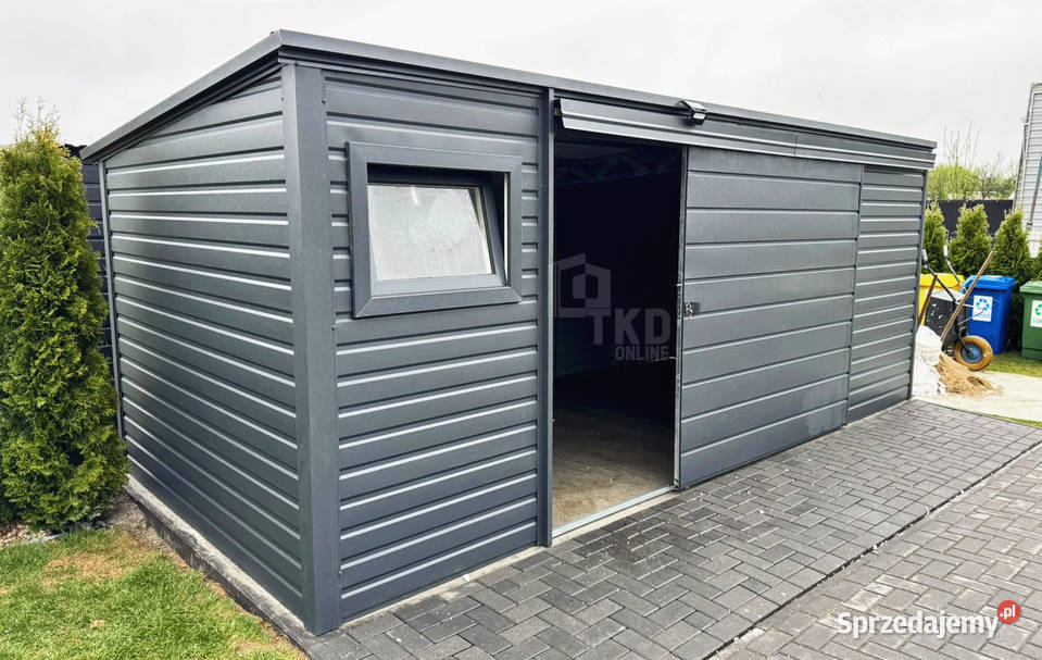 Domek ogrodowy 45x25 m drzwi przesuwne okno dach sprzedam