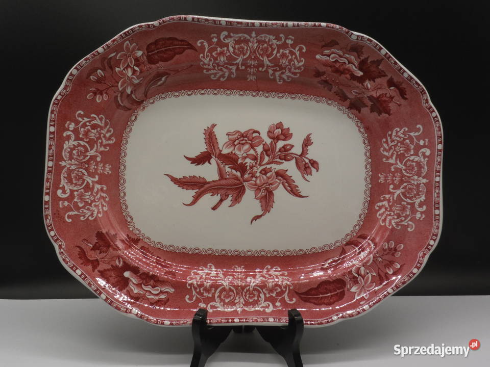 Antyczny półmisek SPODE Pink Camilla Vintage Raszków sprzedam