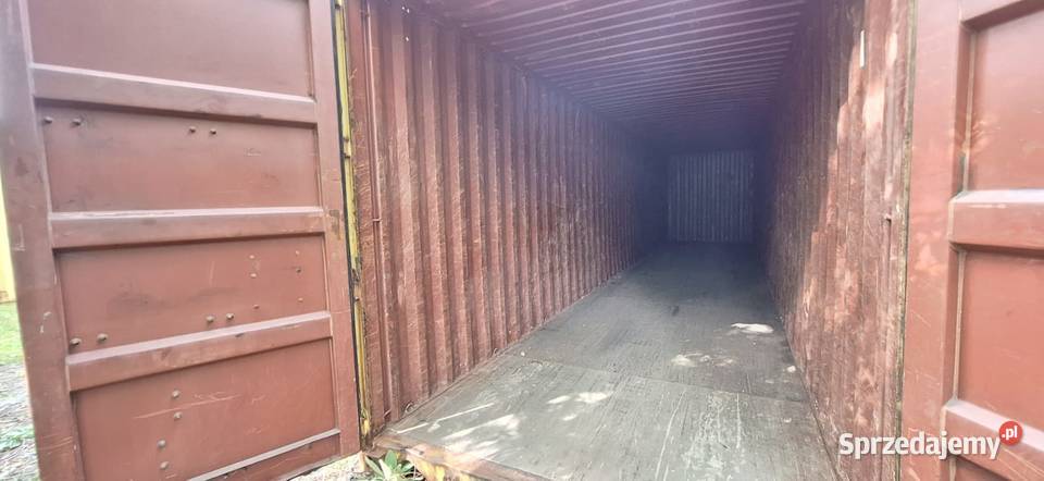 KONTENER MORSKI 40HC 12metrowy podwyższony Krokowa sprzedam