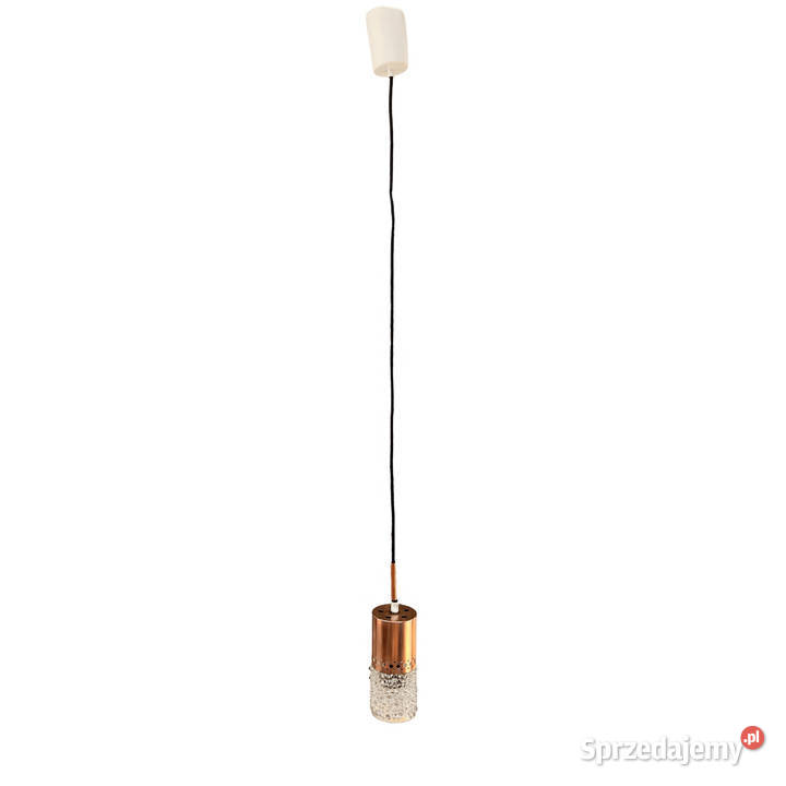 Lampa wisząca proj F Perceny VEB Narva Leuchten Warszawa