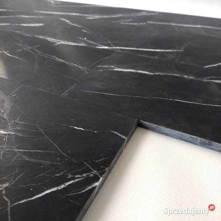 Czarne płytki podłogowe Nero marquina Pruszków