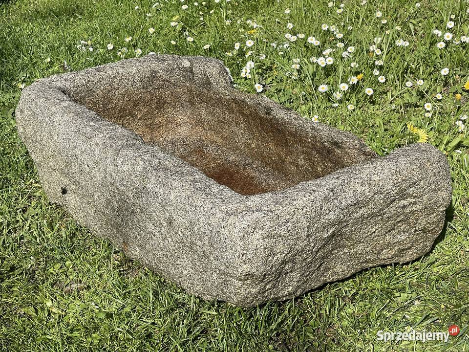 STARE KORYTO KAMIENNE GRANIT 78 KWIETNIK dolnośląskie