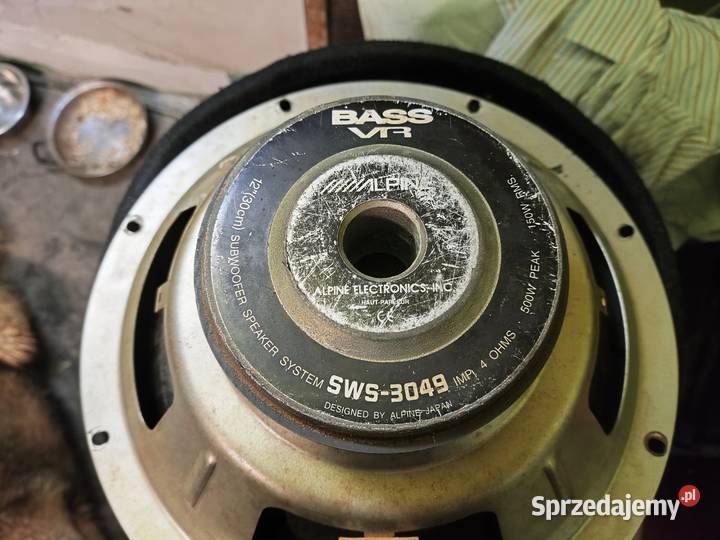Tuba bassowa basowa subwoofer Alpine SWS3049 śląskie Niegowonice