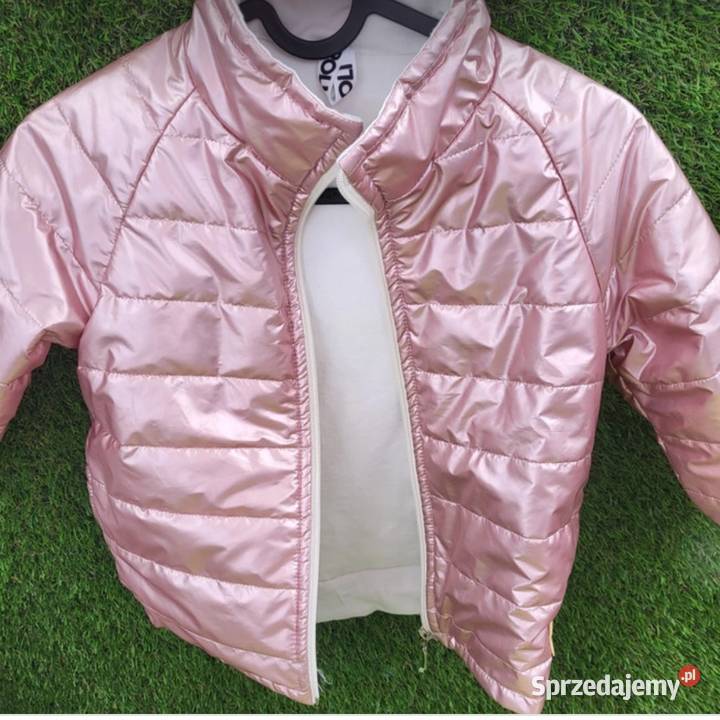 Unikatowa kurtka różowa błyszcząca metalik Katowice