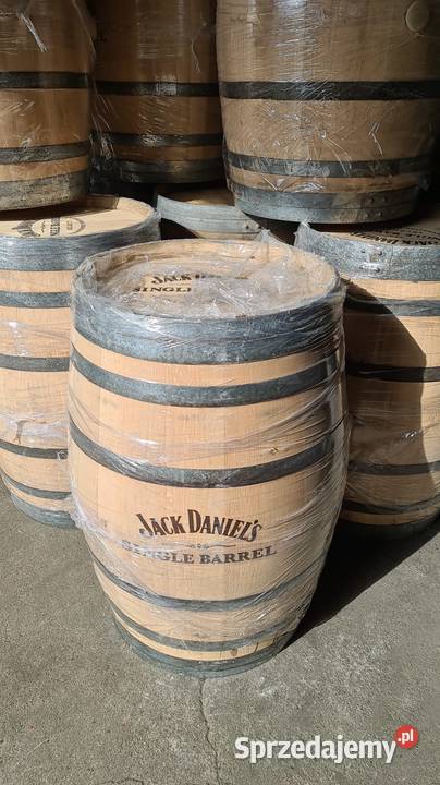 Beczka dębowa drewniana solidna whisky winie Pozostałe