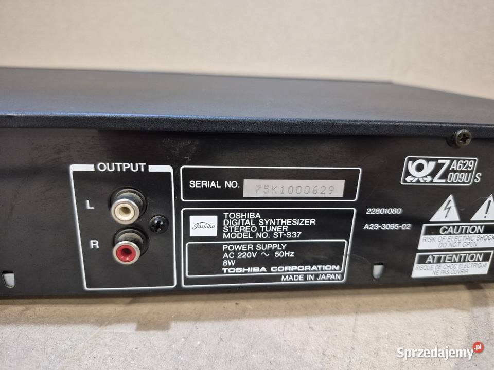 Tuner radiowy Toshiba STS37 FM dolnośląskie Jawor sprzedam