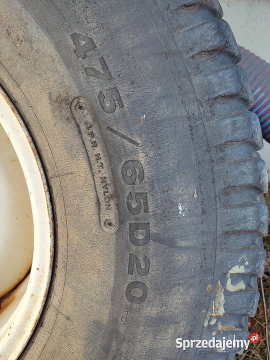 Koła opony 47565 D20 R20 lubelskie Paprotnia