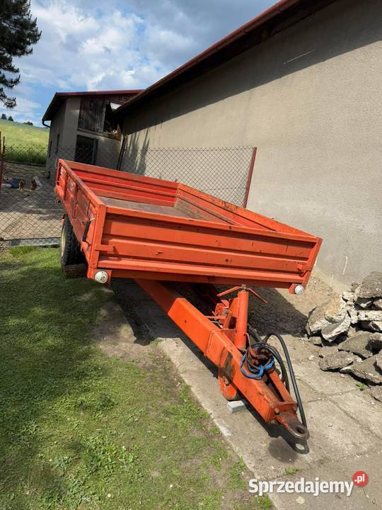 Przyczepa Agromet T 103 z kiprem Sprzeedam Przyczepy rolnicze Maszyny rolnicze małopolskie Bochnia