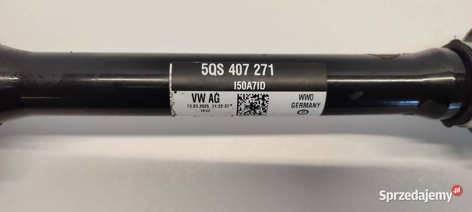 VW TAYRON PÓŁOŚ LEWY PRZÓD 15 5QS407271 KTL