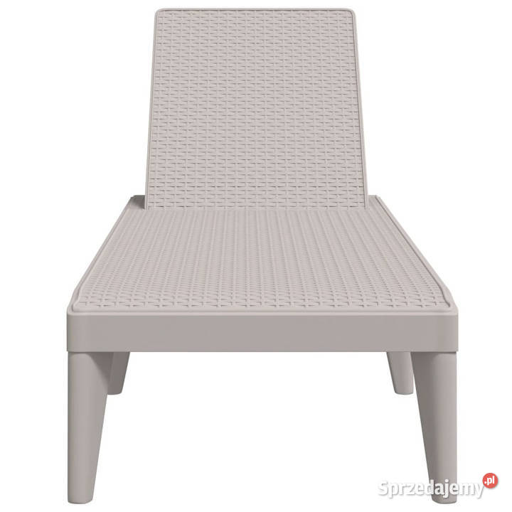 Leżak kolor cappuccino 186x60x29 PP WM364216