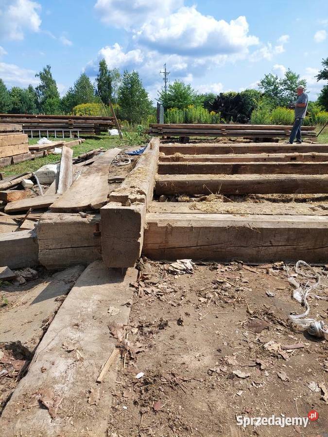 Stodoła z brusów jodłowych 24m x 6m Biłgoraj sprzedam