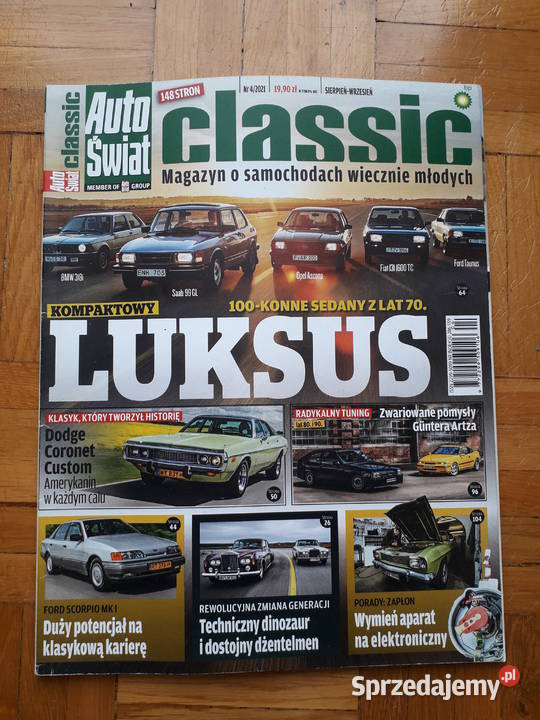 Auto Świat Classic 42021 sierpieńwrzesień miękka Wrocław sprzedam