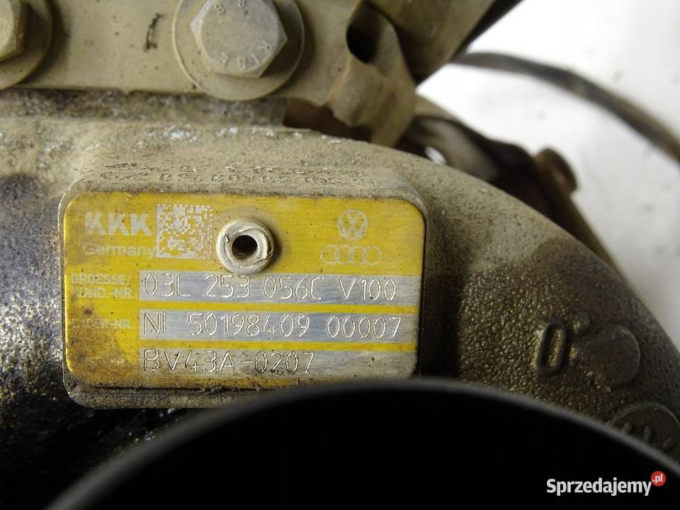 TURBOSPRĘŻARKA TURBINA POWIETRZA SKODA OCTAVIA