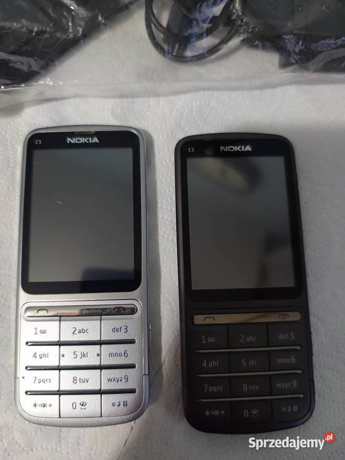 Nokia C3 Dwie sztuki Legnica Telefony komórkowe dolnośląskie