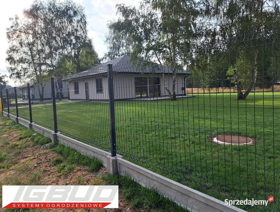 Panel 123 ANTRACYT podmurówka 25 Ogrodzenia i bramy