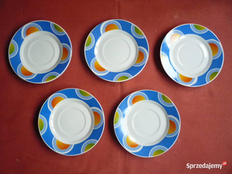 Serwis Kawowy 5 filiżanek i 5 spodków Nowy