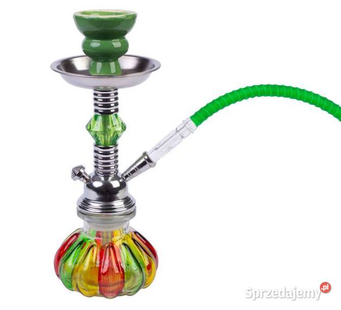 Wielokolorowa Fajka Wodna 26 z Metalowym
