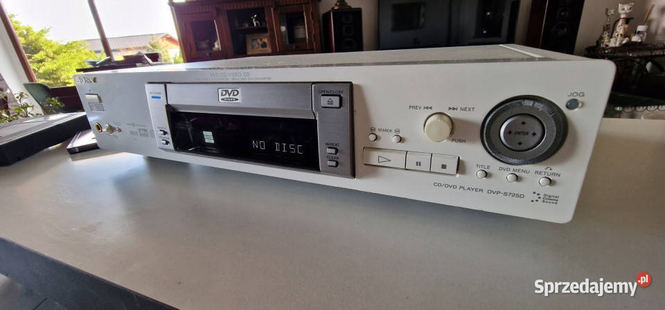 CD DVD odtwarzacz SONY DVP S725D 725 DVD CD Międzychód