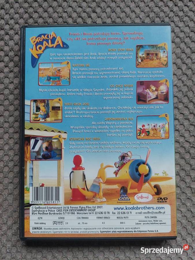 DVD Bracia Koala Nowy dom Arka i inne historie Kraków