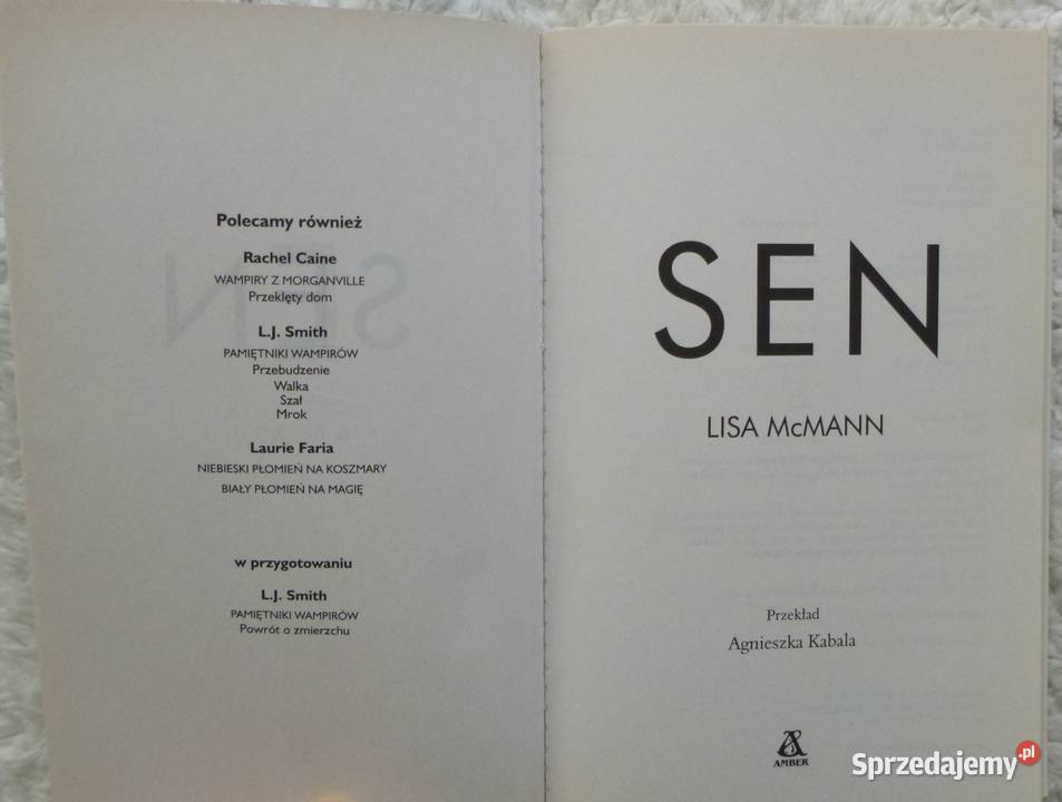 Sen Lisa McMann Warszawa
