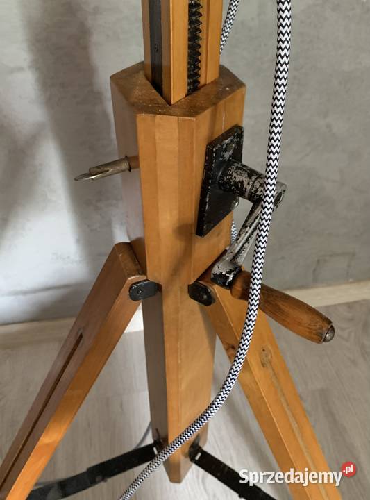 Lampa loft Vintage filmowo teatralna PRL lata Poznań