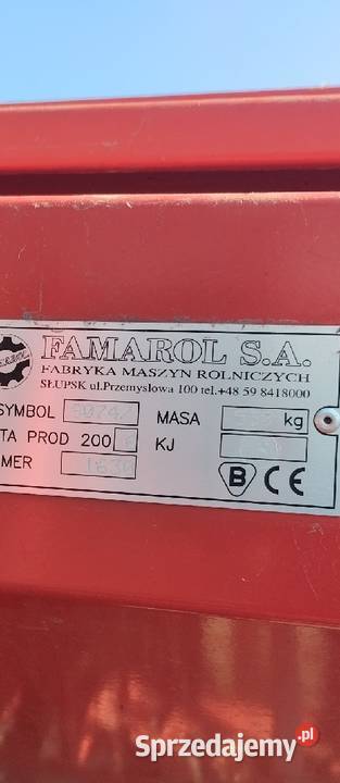 Siewnik talerzowy zbożowy Famarol 3m Polkowice