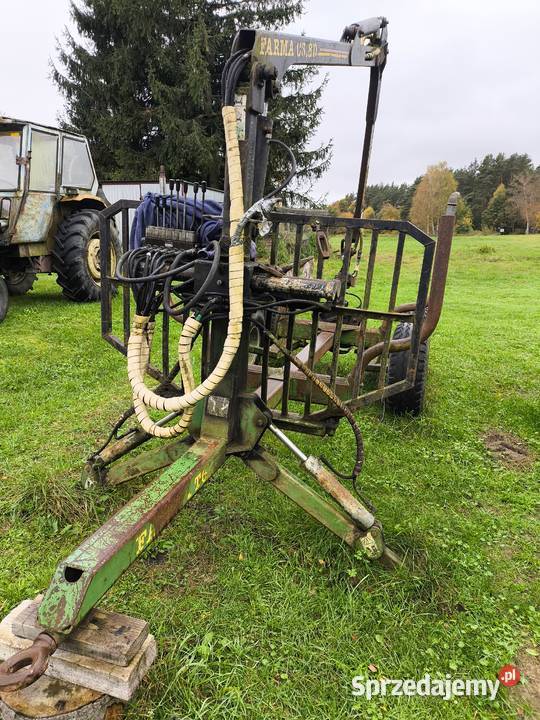 Przyczepa leśna samozaładowcza HDS FARMA 6 ton Przyczepy rolnicze Wolnica