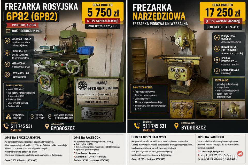 FREZARKI Bydgoszcz