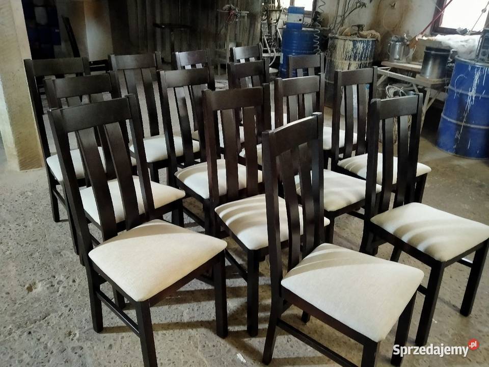 Nowe krzesła bukowe Sieradz sprzedam