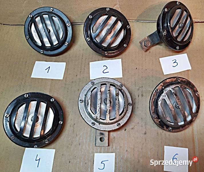 Sygnał dźwiękowy sygnały BELMA 12 V osobowe wielkopolskie Ostrów Wielkopolski