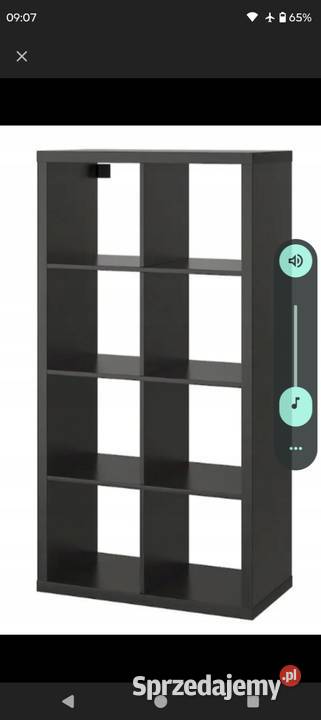 IKEA KALLAX regał 77x147 CZARNOBRĄZ Sławków