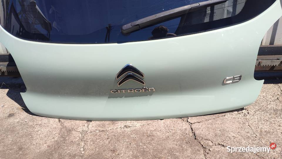 KLAPA TYL CITROEN C3 III Hatchback 1624 LAKIER świętokrzyskie Włoszczowa