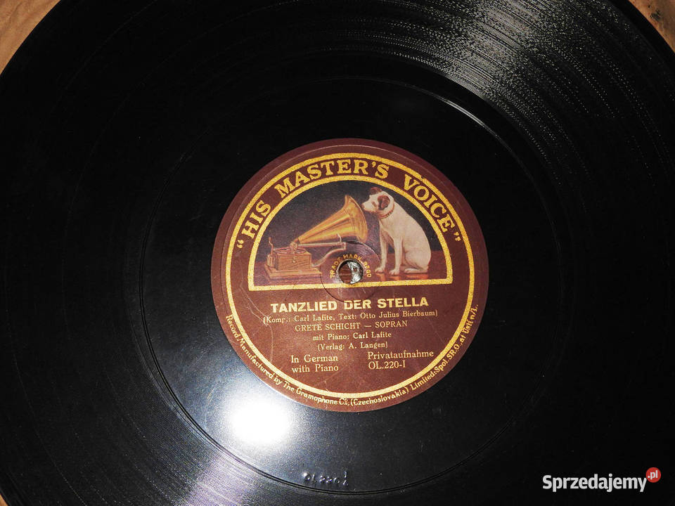 Płyta winylowa His Masters Voice OL219I Przemyśl sprzedam
