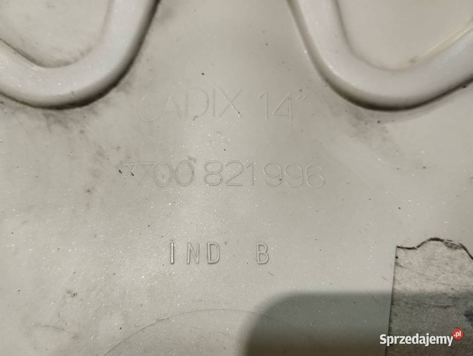 Kołpak Renault 14 CADIX Laguna I 7700821996 Akcesoria śląskie Kamieniec