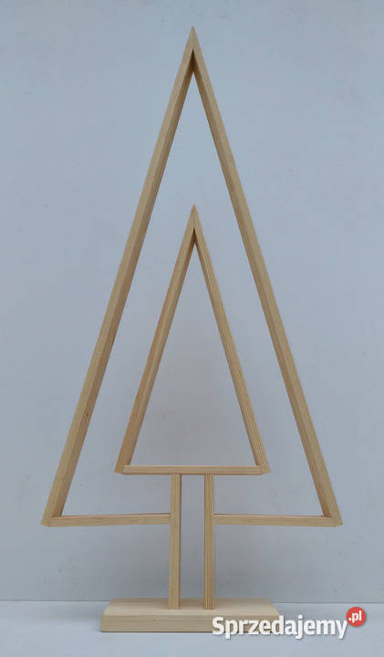 Choinka drewniana baza do ozdabiania wysokość 68 Szczecin