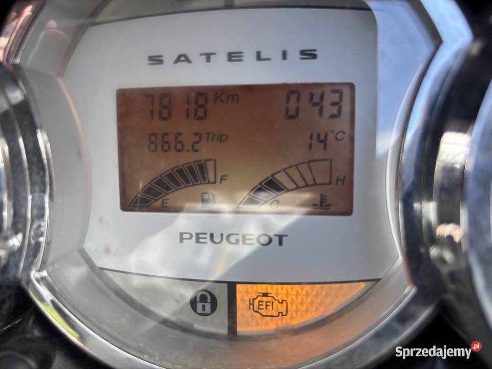 SKUTER PEUGEOT SATELIS czerwony Starachowice