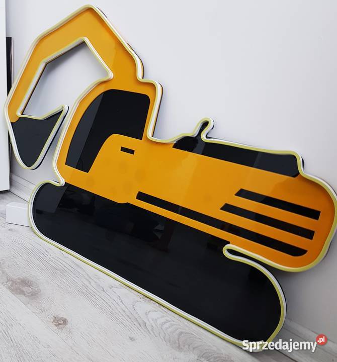 Lampka neon koparka dziecko śląskie sprzedam