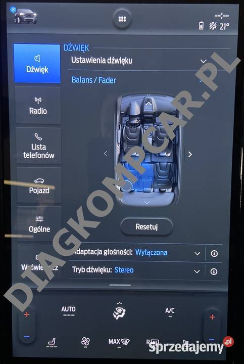 Navigacja SYNC 4 Ford F150 Mustang Mache Egde mazowieckie