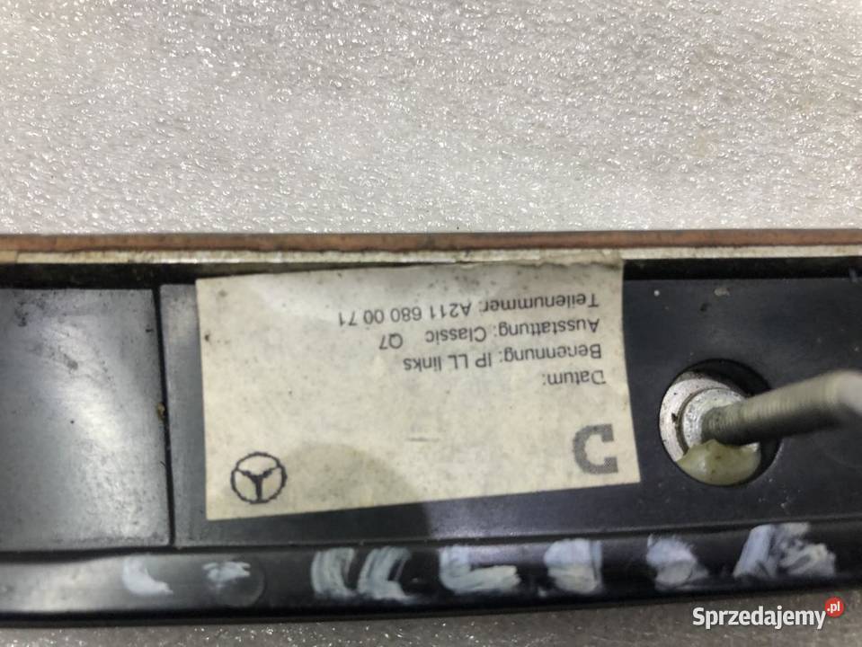 LISTWA DEKOR DESKI MERCEDES W211 A2116800071
