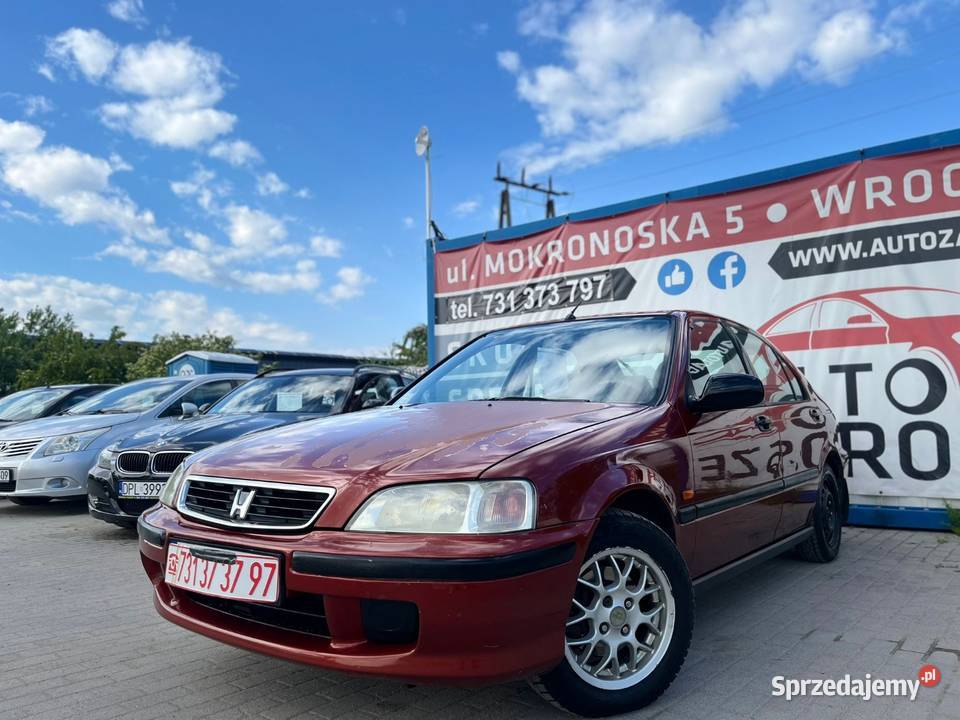Honda Civic 14 Benzyna Alufelgi Klima Czujniki nieuszkodzony dolnośląskie Wrocław