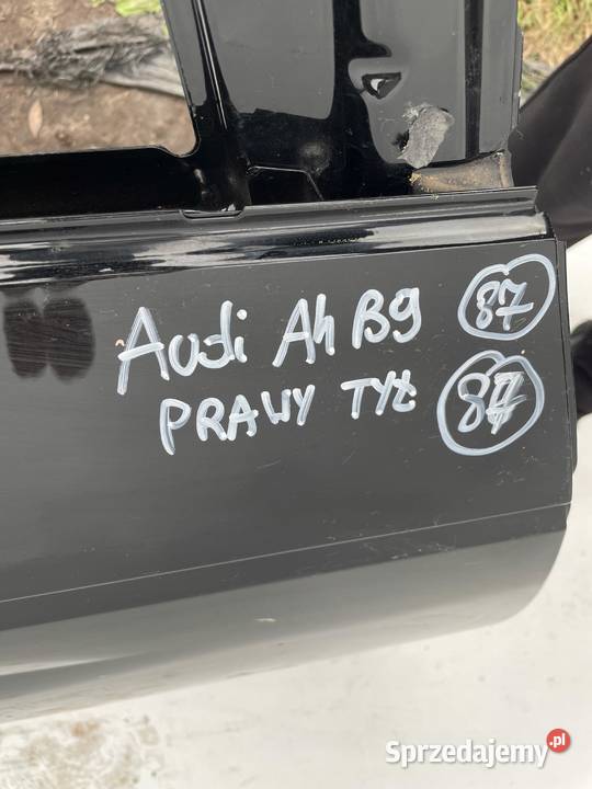 DRZWI TYŁ TYLNE PRAWE AUDI A4B9 KOMBI 8W0839066 sprzedam