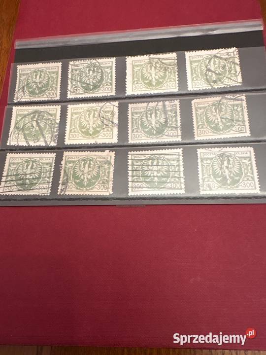 Znaczki 1923 r Duży orzeł uzupełnienie Filatelistyka