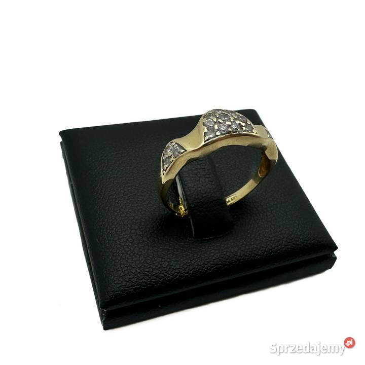 Złoty Pierścionek pr 585 242g R17 warmińsko-mazurskie Elbląg