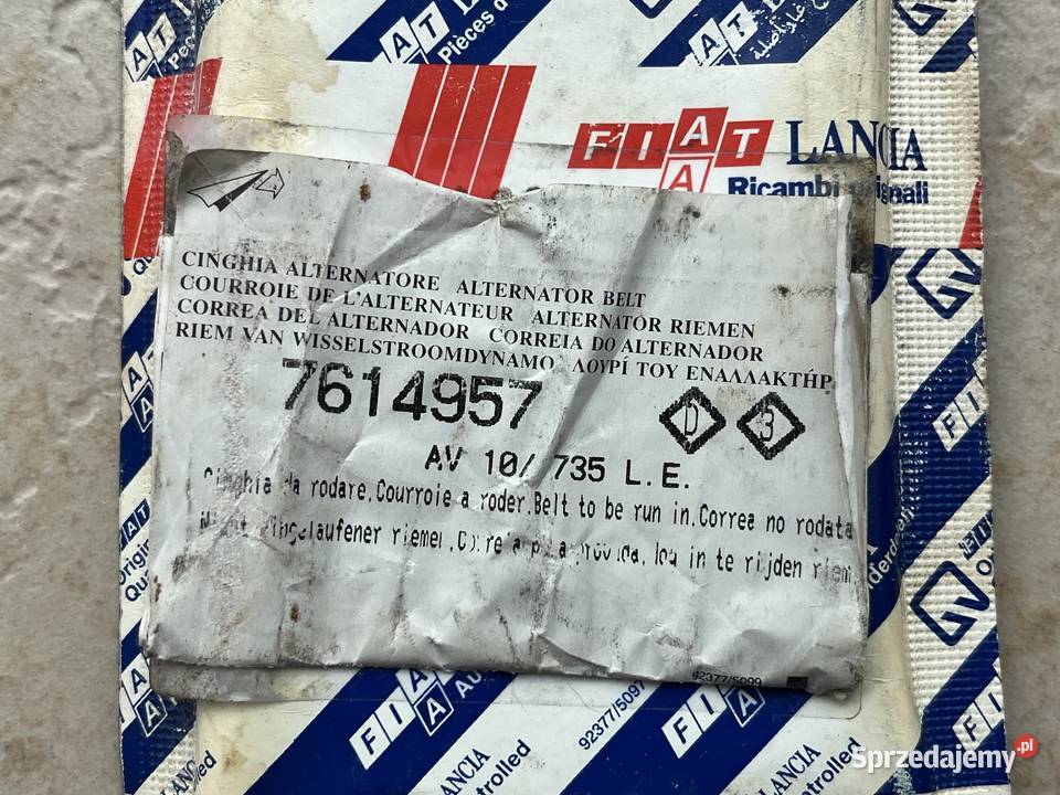 FIAT oryginał pasek alternatora lata 90 Gdańsk