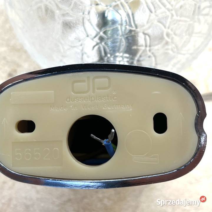 Para kinkietów DusselPlastic Niemcy lata 80